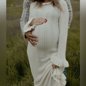 Doen Estella sweater dress , cream